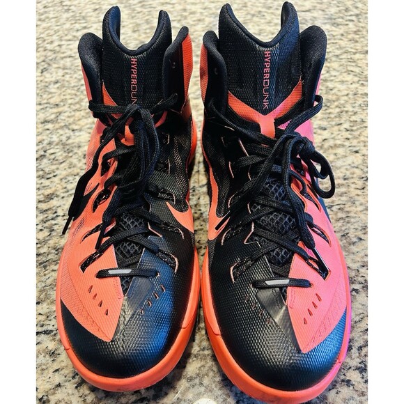 NEW Nike Men’s HyperDUNK 2014 Lunarlon Mango 653640-800 Basketball Sneaker Sz12 - Picture 2 of 9